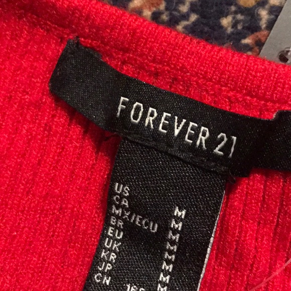 Ribbed Red Onesie ❤️ - Picture 4 of 4